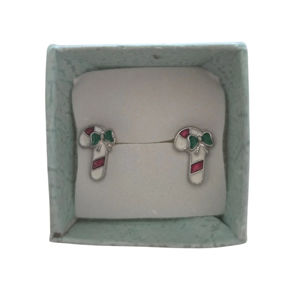 Candy Cane Kid's Earrings